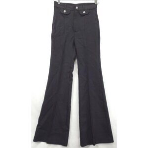 NEW Vintage Angels Flight Tobias Kotzin Pants Mens 25x32 Black 70s Disco Hippy